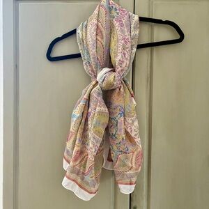MALIA MILLS LARGE SILK SCARF